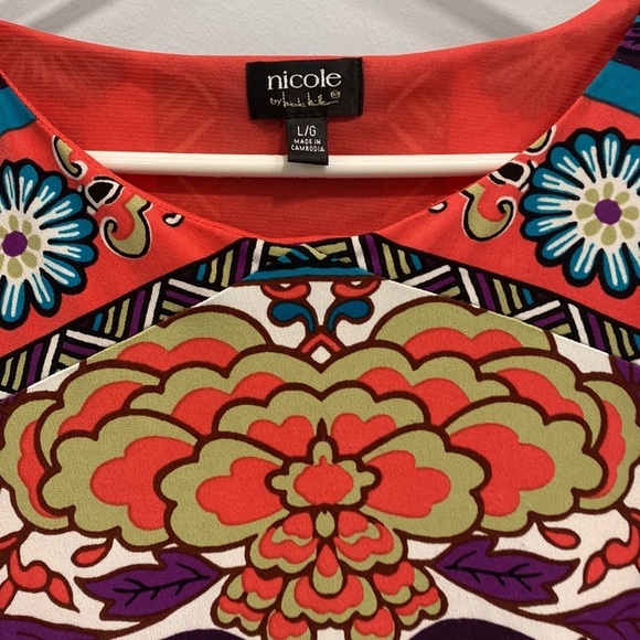 Large no sleeve dress floral - Picture 2 of 2